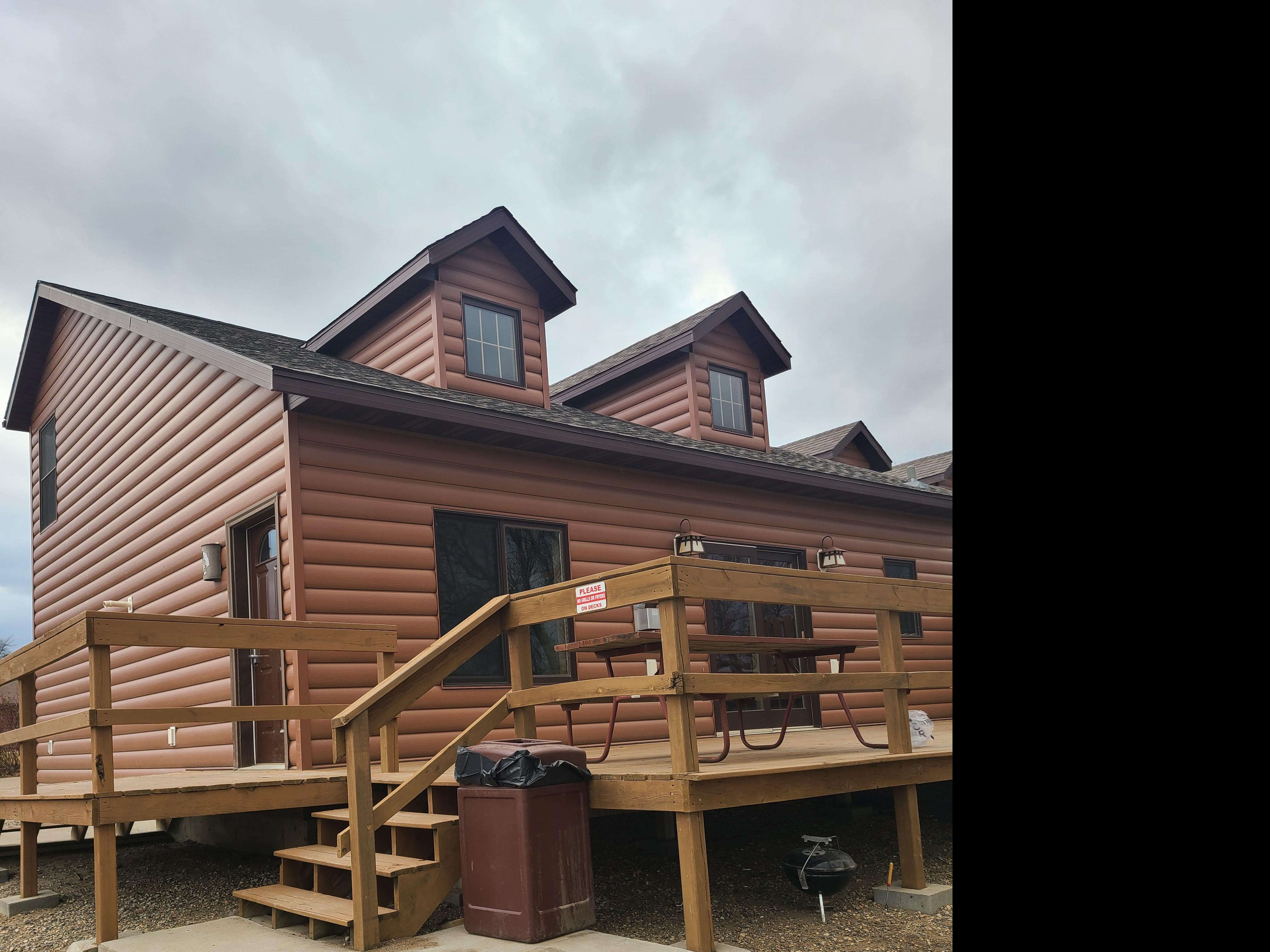 The popular lodging at Woodland Resort was built by Tad Schmidt Builders, a local general contractor of the Devils Lake, North Dakota area.